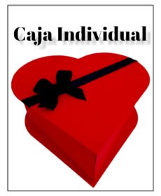 CAJA CORAZÓN ROJO INDIVIDUAL