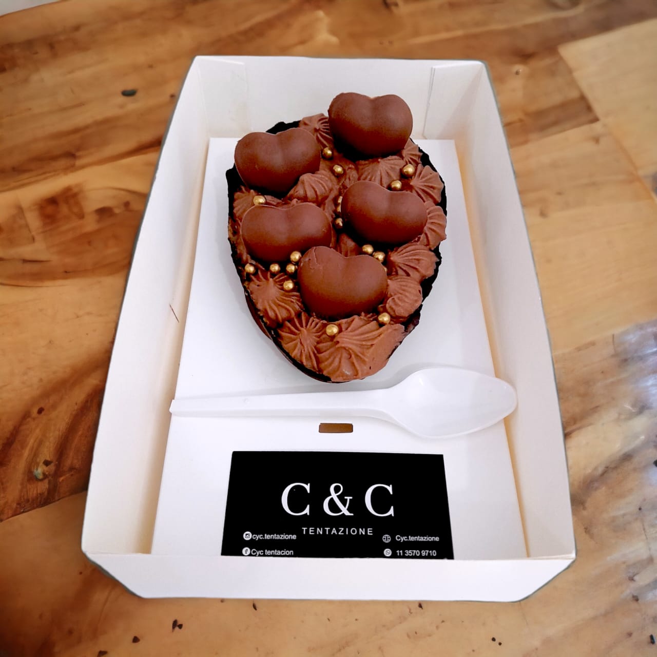 BOX PASCUAS: corazones de chocolate