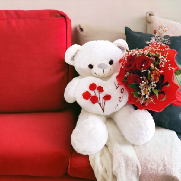 .OSO CON RAMO DE FLORES - Image 2