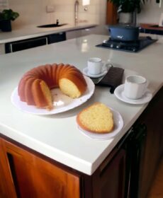"Bundt Cake de Naranja: Un Toque de Sol en Cada Bocado